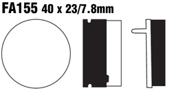 Klocki hamulcowe tył FA155R Yamaha YFS 200 Blaster 99-02