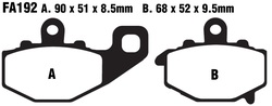 Klocki hamulcowe tył FA192HH Kawasaki ER6 KLE 650 Z 1000 ZX10R