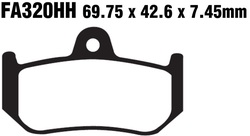 Klocki hamulcowe tył FA320HH MV Agusta Brutale 1090 F4 750 1078