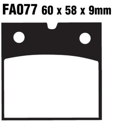 Klocki hamulcowe tył FA077 Moto Guzzi Le Mans 850 81-83 SP 1000 78-83