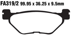 Klocki hamulcowe tył FA319/2 Yamaha FJR 1300 TDM 900 VMX 1700 XT 1200