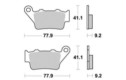 Klocki hamulcowe tył Aprilia Caponord 1200 Dorsoduro 750 Shiver 750