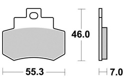 Klocki hamulcowe tył Kymco Grand Dink 250 (S400) 01-06