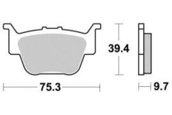 Klocki hamulcowe tył Honda TRX 450 650 680