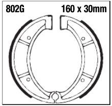 Szczęki hamulcowe tył 802G Husqvarna AE 500 CR 125 240 250 WR 125 250