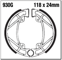 Szczęki hamulcowe tył 930G