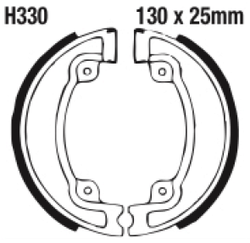 Szczęki hamulcowe tył H330G Honda CR 125 250 480 R Derbi DFW 50