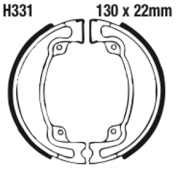 Szczęki hamulcowe tył H331G Honda CR 125 250 480 500 R