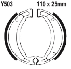 Szczęki hamulcowe tył Y503G Yamaha DT 50 CY 50 CR 50 PW 80 TTR 125
