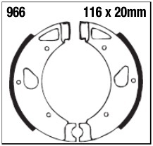 Szczęki hamulcowe tył Kreidler Florett 80 81-82