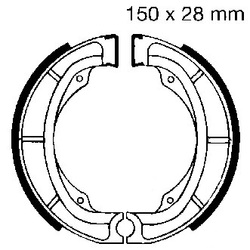 Szczęki hamulcowe tył S605G Kawasaki KL 250 78-79