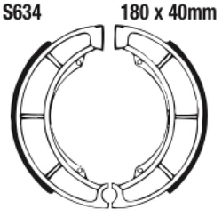 Szczęki hamulcowe tył S634 Suzuki GT 750 LTA 500 LTF 300 500