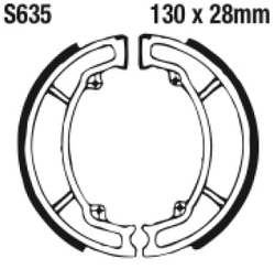 Szczęki hamulcowe tył S635 Suzuki UC 125 Epicuro 99-02