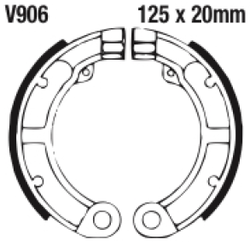 Szczęki hamulcowe tył V906 Piaggio Vespa 50 64-83