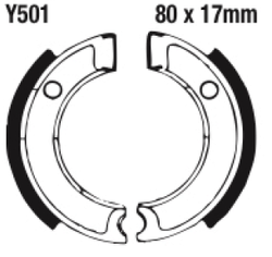 Szczęki hamulcowe tył Y501 Yamaha PW 50 CG 50 CA 50