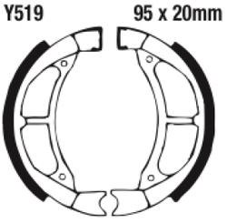Szczęki hamulcowe tył Y519 Yamaha CA 50 CG 50 LC 50