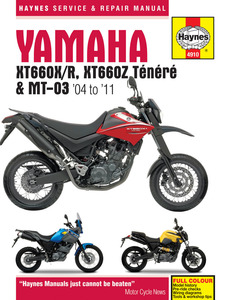 Instrukcja serwisowa Yamaha XT660 660 XT 660 Z Tenere MT-03 660