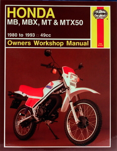 Instrukcja serwisowa Honda MB 50 MBX 50 MT 50 MTX 50