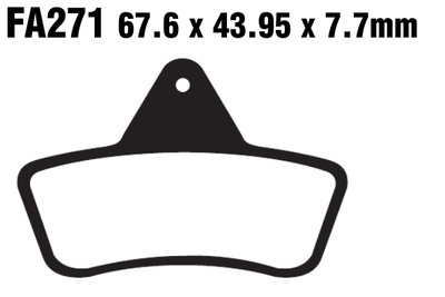 Klocki hamulcowe przód FA271R