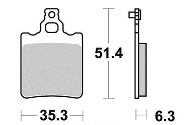 Klocki hamulcowe przód S1067