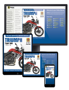 Instrukcja serwisowa Triumph Tiger 800 10-19 wersja elektroniczna