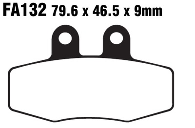 Klocki hamulcowe tył FA132
