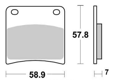 Klocki hamulcowe tył S1077