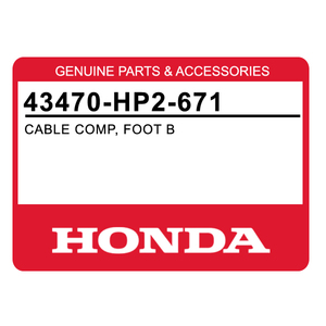Linka hamulcowa nożna Honda TRX 90 07-16