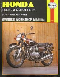 Instrukcja serwisowa Honda CB 350 500 Fours