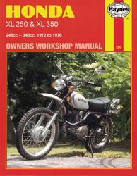 Instrukcja serwisowa Honda XL 250 K 76-77 XL 350 K 74-78