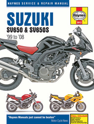Instrukcja serwisowa Suzuki SV 650 99-08