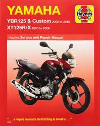 Instrukcja serwisowa Yamaha YBR 125 XT 125 R/X 05-09