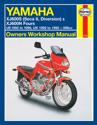 Instrukcja serwisowa Yamaha XJ 600 Diversion Seca II