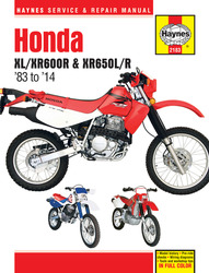 Instrukcja serwisowa Honda XL 600 R XR 600 650