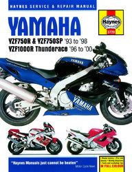 Instrukcja serwisowa Yamaha YZF 750 1000 Thunderace