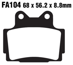 Klocki hamulcowe przód FA104 Yamaha RD 125 350 SRX 600 TZR 125
