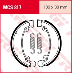 Szczęki hamulcowe tył MCS817 Daelim VC 125 VL 125 VS 125 Honda CB 125