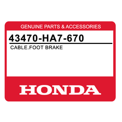 Linka hamulcowa nożna Honda TRX 350 86-88