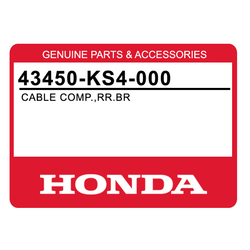 Linka hamulca tył Honda CN 250 86-98 Spazio Helix